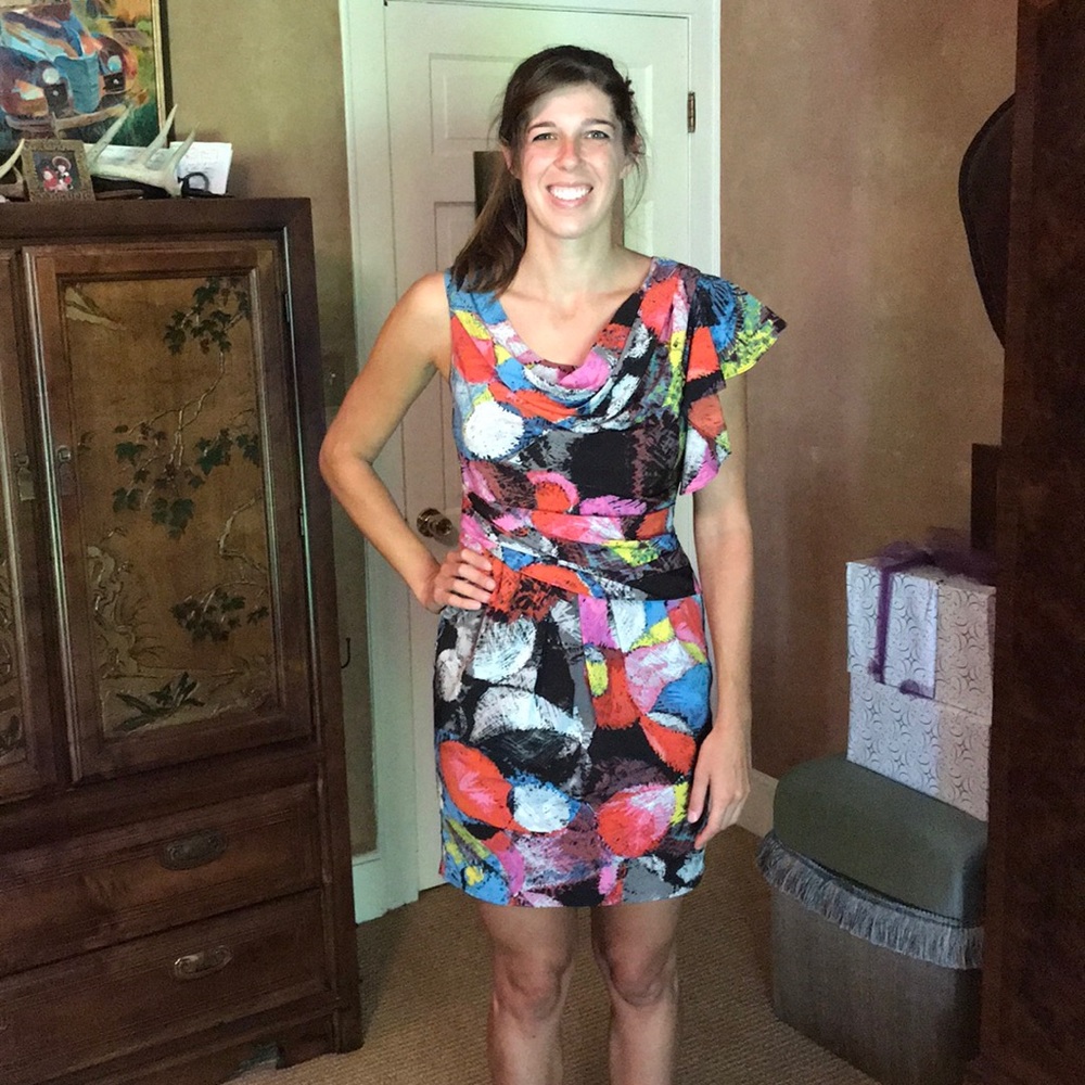 Sophisticated, Fun Floral Dress!
